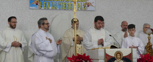 SOLEMNIDAD DE LA SAGRADA FAMILIA, LA AURORA visita nuestra Parroquia.